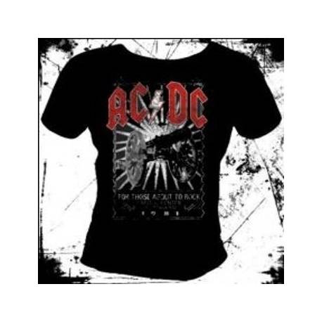Tricou girlie AC/DC - For Those About To Rock