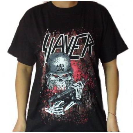 Tricou SLAYER - Red Eyes Soldier
