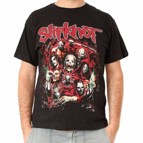 Tricou SLIPKNOT - Band in Red