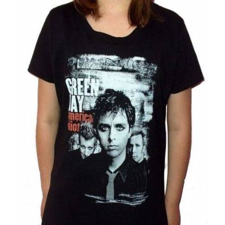 Tricou Girlie GREEN DAY - American Idiot/Band