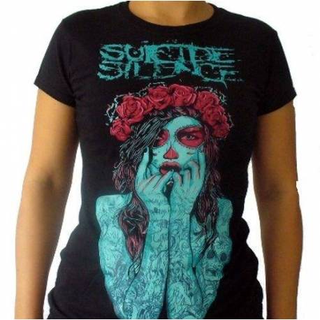 Tricou girlie SUICIDE SILENCE - Mexican Girl