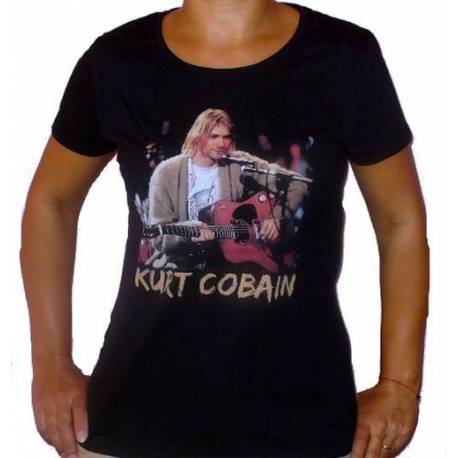 Tricou girlie NIRVANA - Kurt Cobain