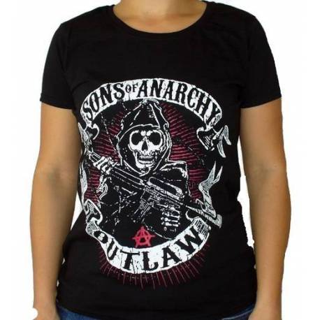 Tricou fete SONS OF ANARCHY - Outlaw