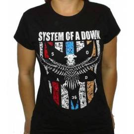 Tricou fete SYSTEM OF A DOWN - Eagle