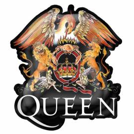 Insigna QUEEN - Crest Color Logo