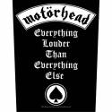 Backpatch MOTORHEAD - Everything Louder