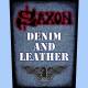 Backpatch SAXON - Denim & Leather
