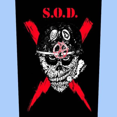 Backpatch STORMTROOPERS OF DEATH (S.O.D.) - Scrawled Lightning